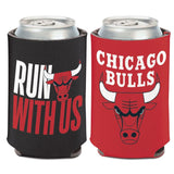 Chicago Bulls 12 oz. Run With Us Can Cooler By Wincraft - Pro Jersey Sports