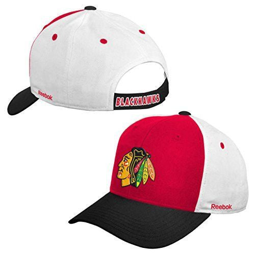 Chicago Blackhawks Youth Color Block Adjustable Hat
