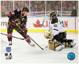 Jonathan Toews Chicago Blackhawks 2014 NHL Stadium Series Goal Action Photo (Size: 8X10) - Pro Jersey Sports