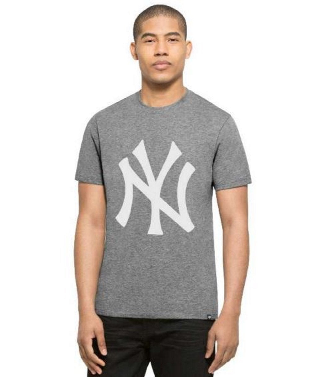 '47 Brand Men's New York Yankees Gray Primary Logo Club Tee
