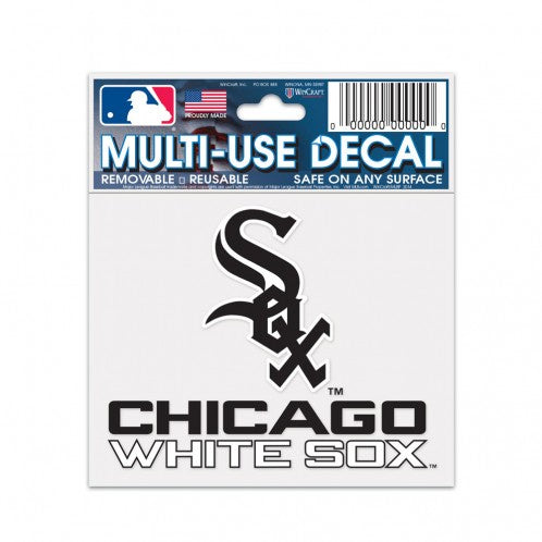 Chicago White Sox Baseball 3X4 Multi-Use Decal By Wincraft