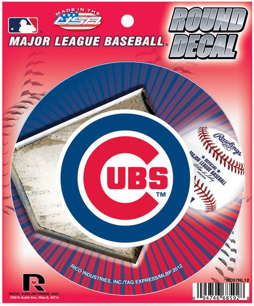 Chicago Cubs 4 1/2" Vinyl Decal Sticker