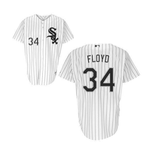 Mens Chicago White Sox Gavin Floyd Authentic Home Polyester Jersey