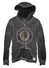 Women’s Chicago Blackhawks Long Sleeve Burnout Zip Hoodie - Pro Jersey Sports