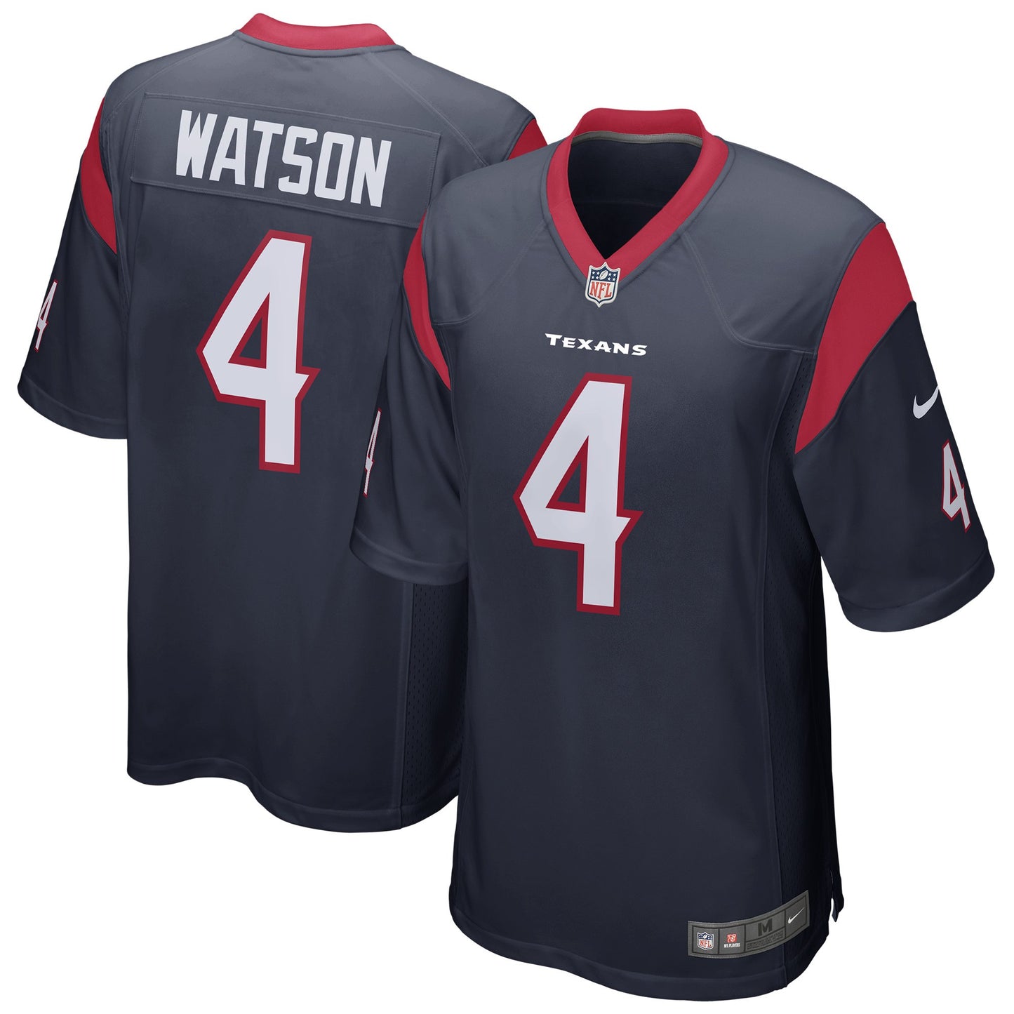 Youth Houston Texans Deshaun Watson Nike Navy Game Jersey