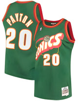 Men's Seattle SuperSonics Gary Payton Mitchell & Ness Green 1995-96 Hardwood Classics Swingman Jersey - Pro Jersey Sports