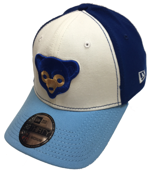 Chicago Cubs 1969 Logo 39THIRTY Flex Fit Hat By New Era