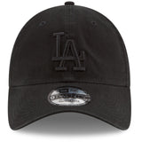 Men's New Era Black Los Angeles Dodgers Tonal Core Classic 9TWENTY Adjustable Hat - Pro Jersey Sports
