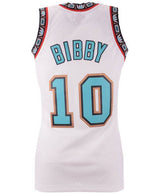 Men's Vancouver Grizzlies Mike Bibby Mitchell & Ness White Hardwood Classics Swingman Jersey - Pro Jersey Sports