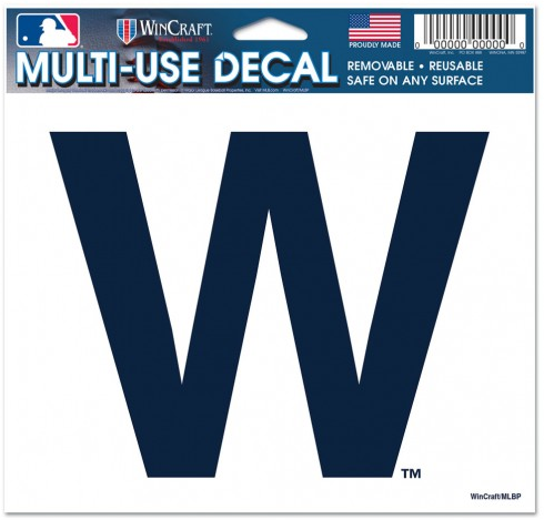 Chicago Cubs “W” Multi Use Decal By Wincraft