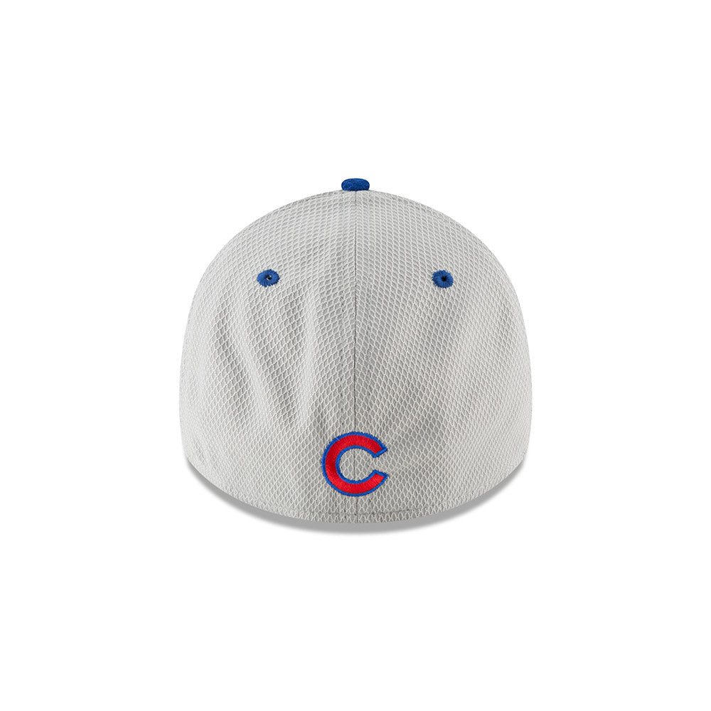 Chicago Cubs Bullseye Logo Vigor Shade 39THIRTY Flex Fit Hat By New Era