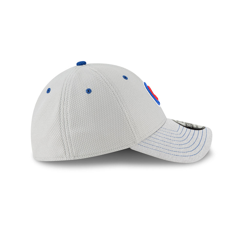 Chicago Cubs Bullseye Logo Vigor Shade 39THIRTY Flex Fit Hat By New Era