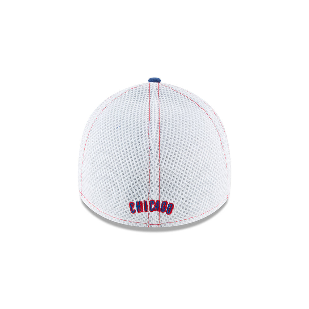 Mens Chicago Cubs Cooperstown Collection Mega Team Neo 39THIRTY Flex Fit hat By New Era