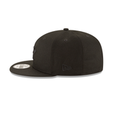 Men's Houston Astros New Era Black On Black Tonal 9FIFTY Snapback Hat - Pro Jersey Sports