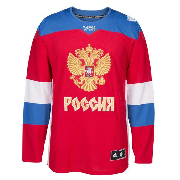 Men's Team Russia Hockey Adidas 2016 World Cup of Hockey Jersey