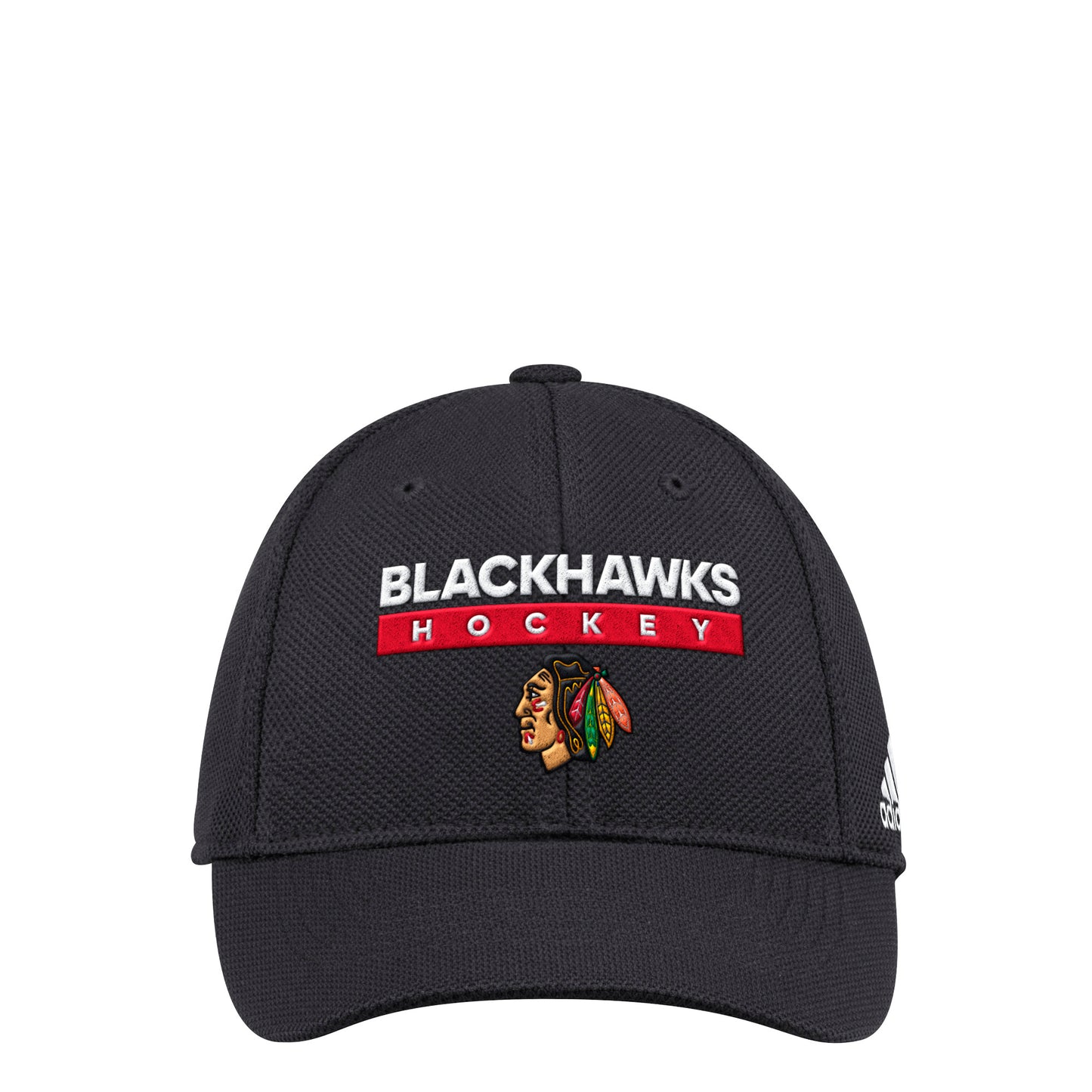 Men’s Chicago Blackhawks Authentic Collection Foxtrot Structured Flex Fit Hat By Adidas