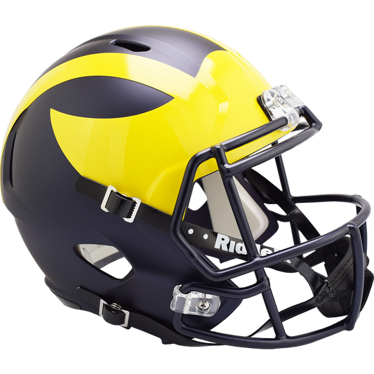 Michigan Wolverines Riddell Replica Full Size Speed Helmet
