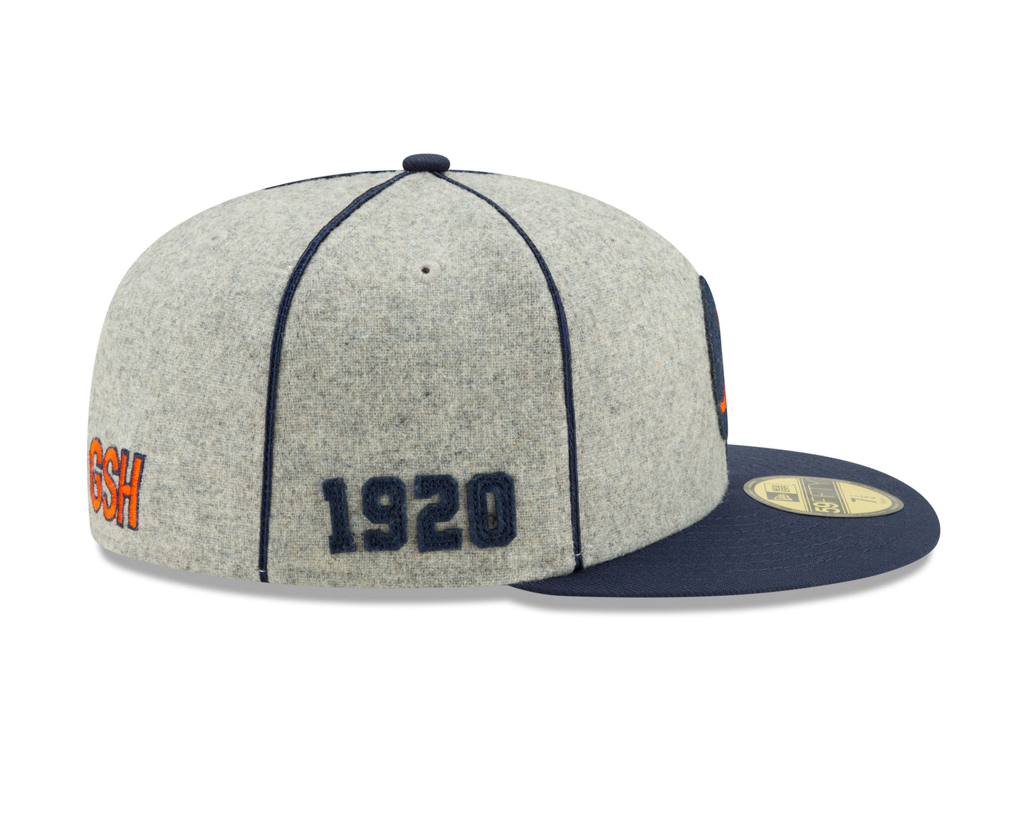 Chicago Bears Established 2019 On Field 1920 Sideline "B" Logo Home 59FIFTY Fitted Hat