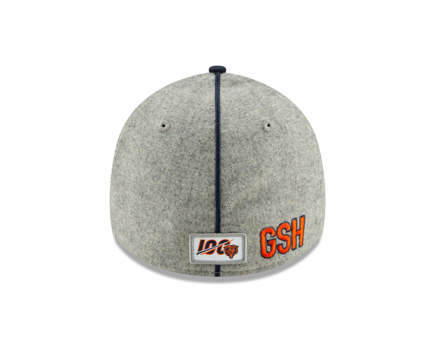Chicago Bears 2019 Established Collection Sideline 1920 Home "C" Logo Gray/Navy 39THIRTY Flex Hat