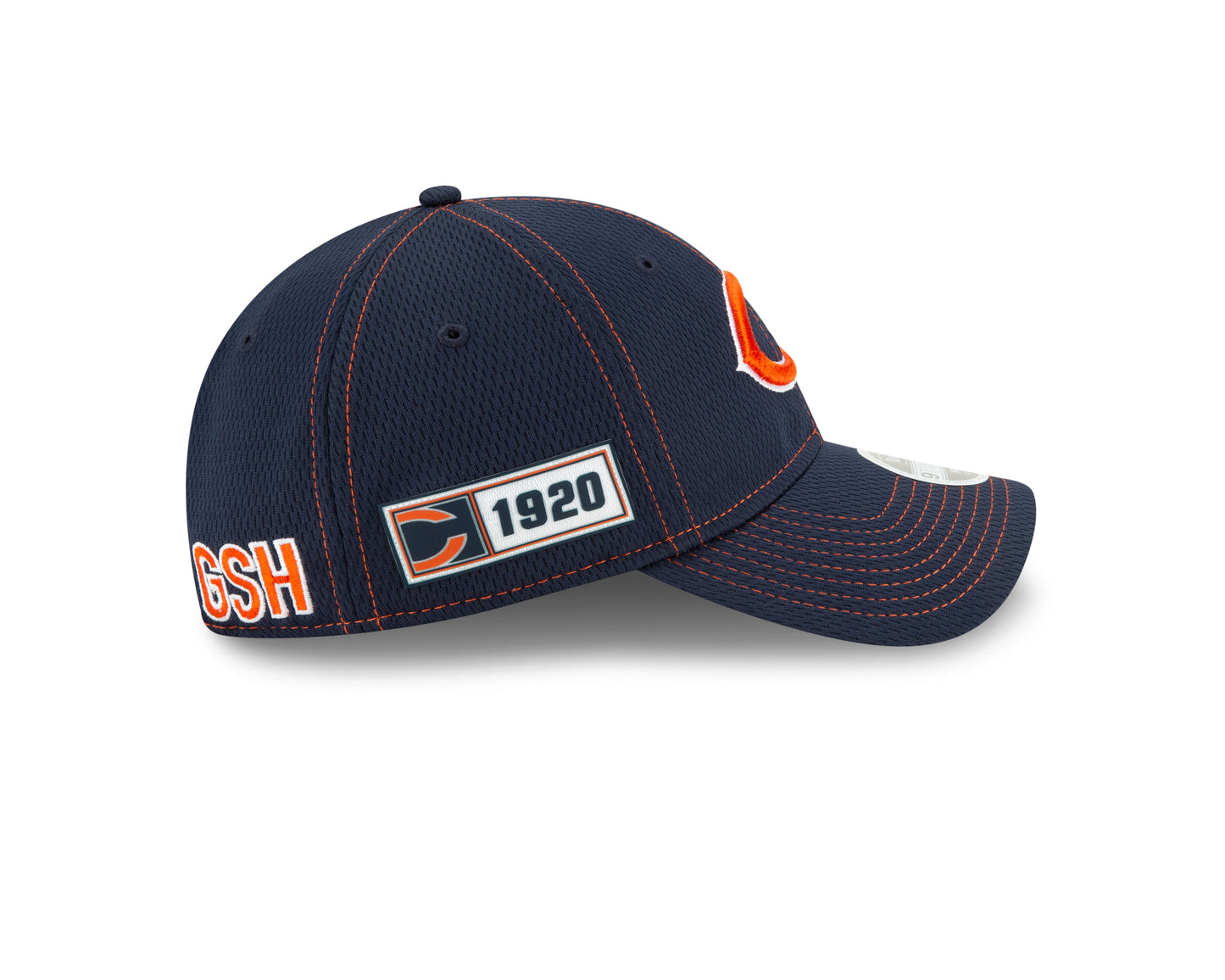 Women's Chicago Bears 2019 Established Collection Sideline Road "C" Logo 9TWENTY  Adjustable Flex Hat