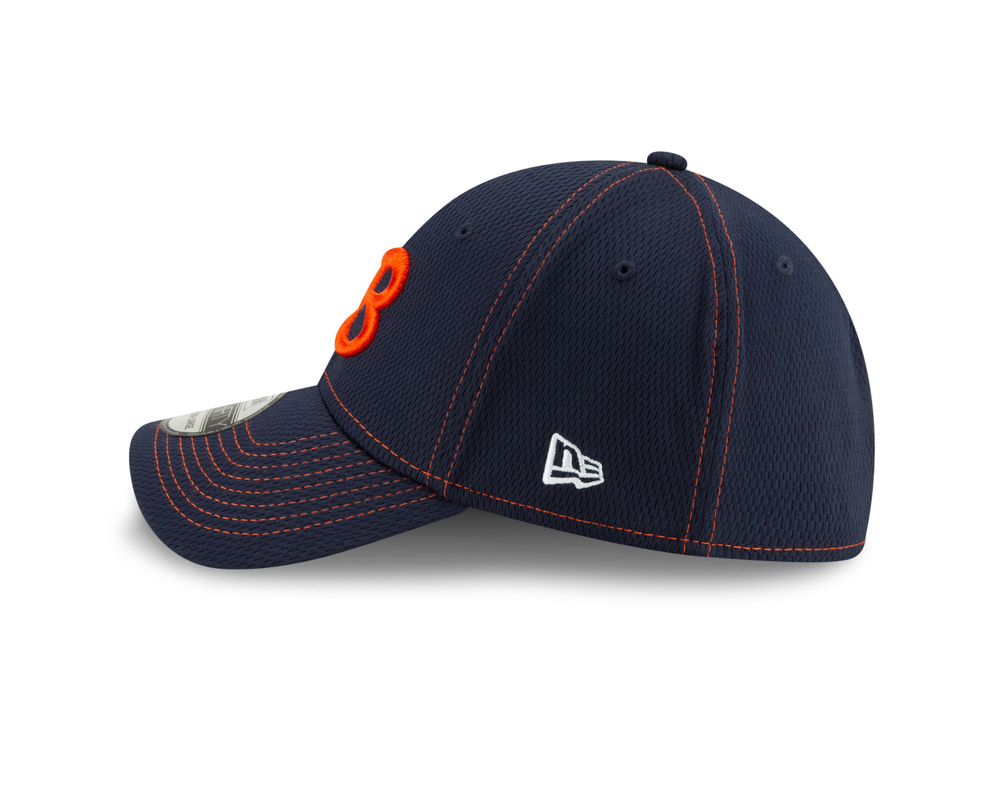 Chicago Bears 2019 Established Collection Sideline Road "B" Logo 39THIRTY Flex Hat