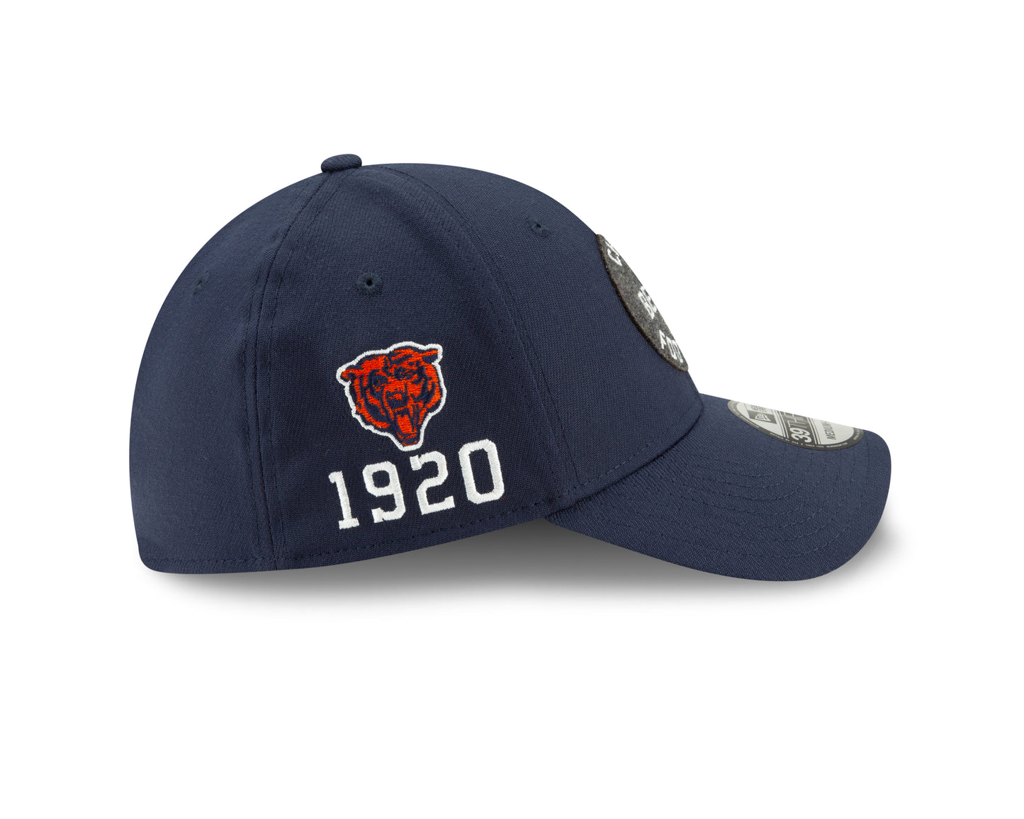 Chicago Bears 2019 Established Collection Sideline 1930 Home 39THIRTY Flex Hat