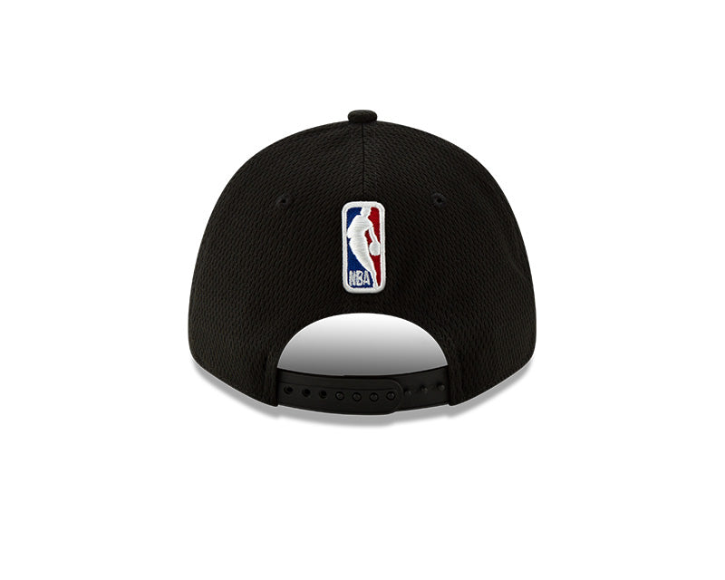 Men's New Era Black Portland Trail Blazers Official Back Half 9FORTY Adjustable Hat