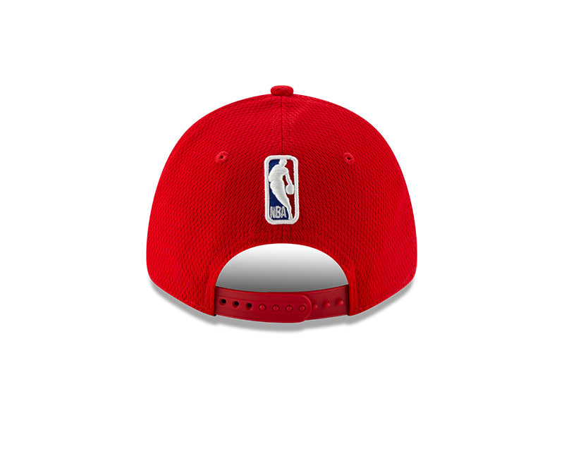 Men's New Era Red Chicago Bulls Official Back Half 9FORTY Adjustable Hat