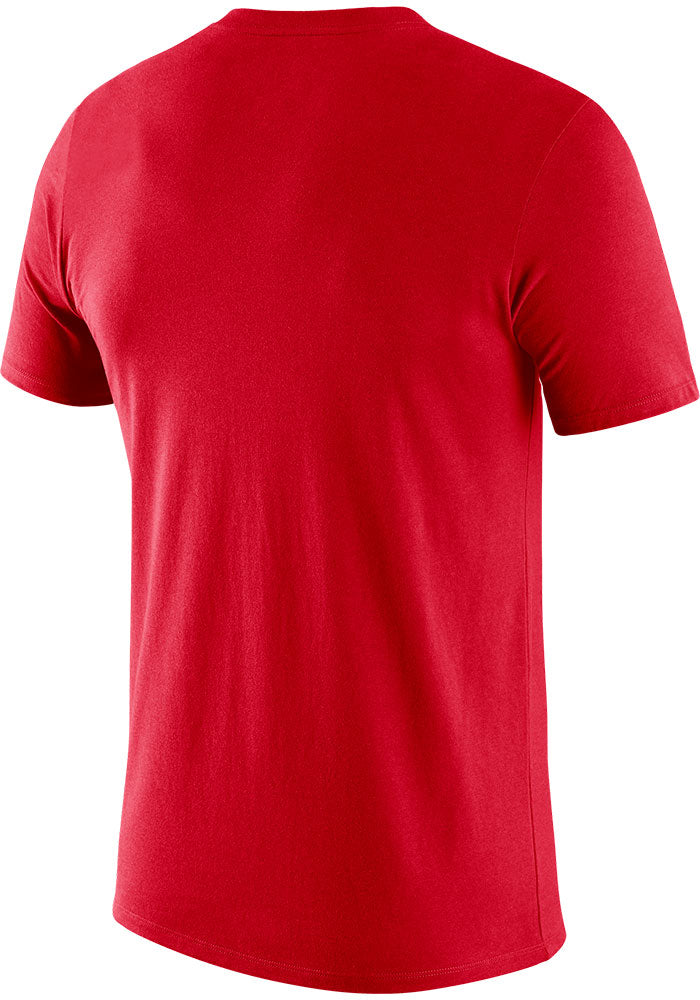 Men's Ohio State Buckeyes Nike Arch Suede Tee- Scarlet