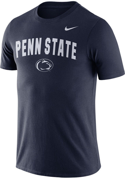 Men's Penn State Nittany Lions Nike Arch Suede Tee- Navy