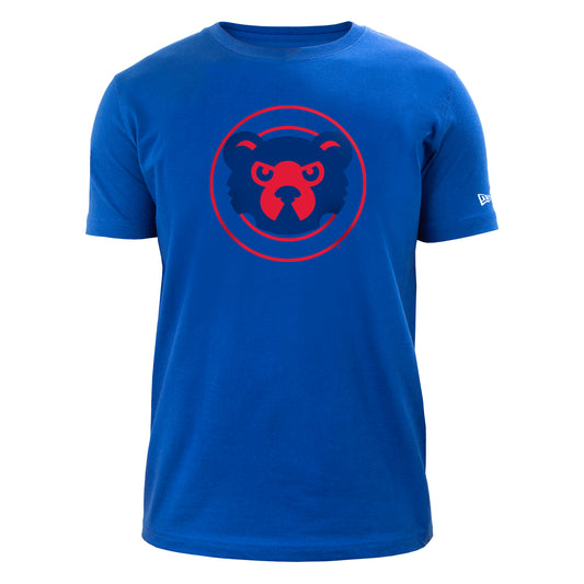 Men's Chicago Cubs New Era Clubhouse Royal Blue Tee