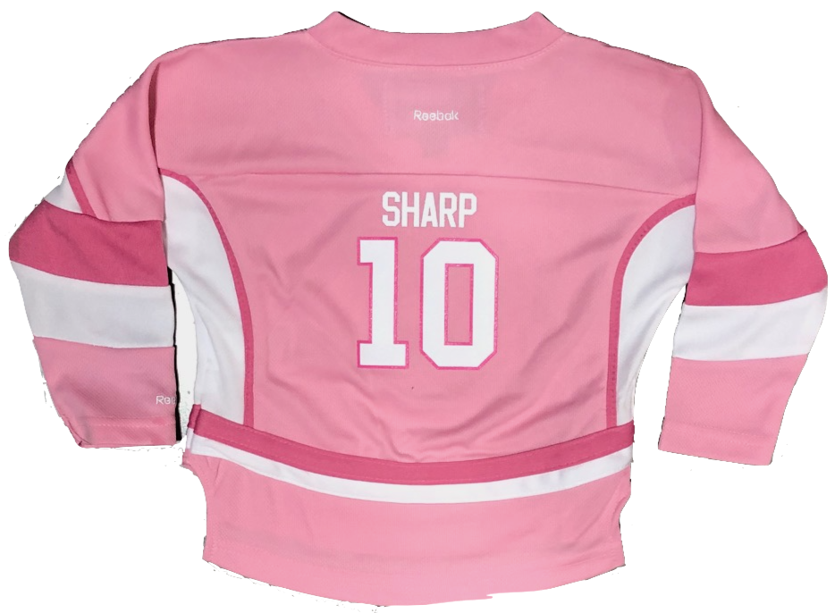 Girls Chicago Blackhawks Patrick Sharp Toddler Pink Jersey
