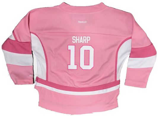 Girls Chicago Blackhawks Patrick Sharp Toddler Pink Jersey