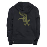Mens Chicago White Sox Alpha Industries New Era Black Primary Logo Hoodie - Pro Jersey Sports