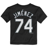 Infant Eloy Jimenez Chicago White Sox Black Name And Number Tee - Pro Jersey Sports