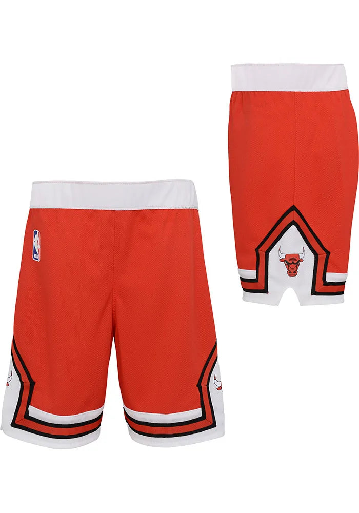 Toddler Chicago Bulls Red NBA Replica Road Kids Shorts