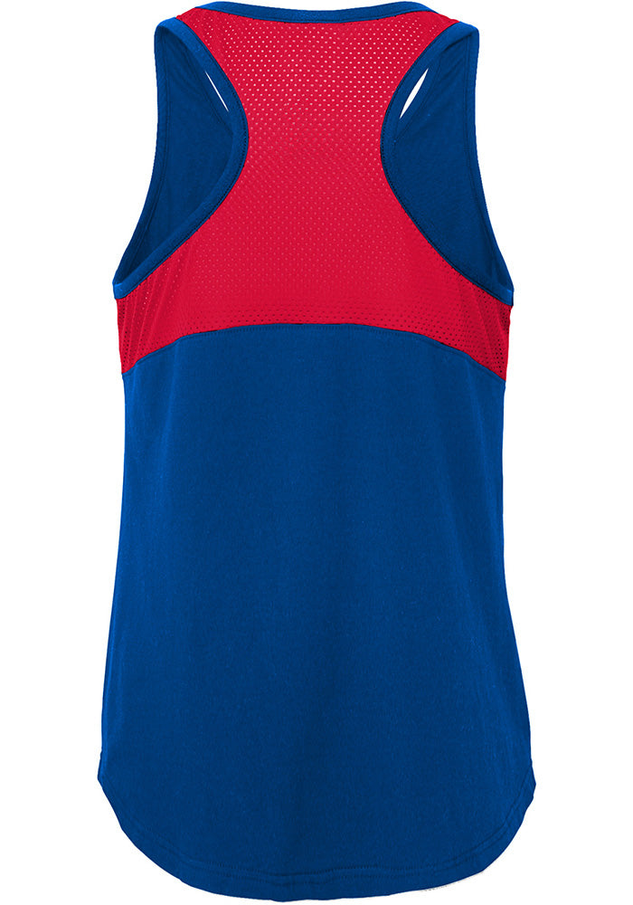 Youth Girls MLB Chicago Cubs Stadium Graphic Tank Top By Majestic
