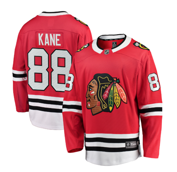 Men's Patrick Kane Chicago Blackhawks Fanatics Branded Red Home Breakaway Jersey
