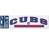 Chicago Cubs Baseball Club 3X10 Perfect Cut Decal - Pro Jersey Sports