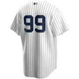 Men's Nike Aaron Judge #99 White New York Yankees Home Official Replica Player Jersey - Pro Jersey Sports