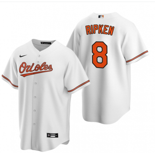 Men's Nike Cal Ripken Jr. White Baltimore Orioles Home Cooperstown Collection Player Jersey - Pro Jersey Sports
