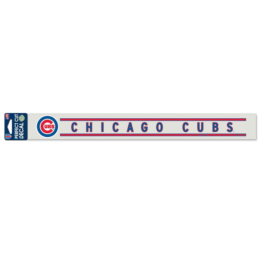Chicago Cubs Perfect Cut Decal 2" x 17" - Pro Jersey Sports