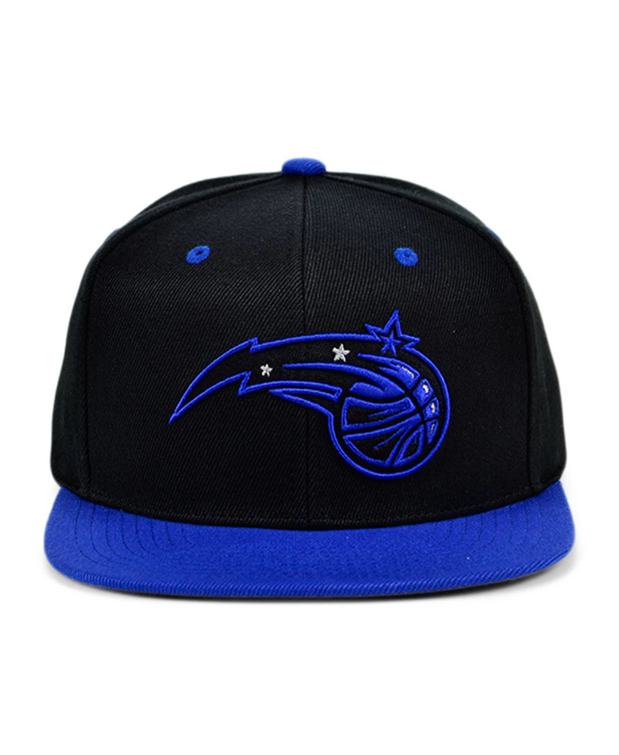 Men's Orlando Magic NBA Black Royality Mitchell & Ness Snapback Hat