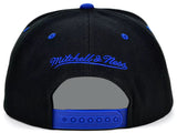 Men's Charlotte Hornets Mitchell & Ness NBA Black Royality Snapback Hat - Pro Jersey Sports