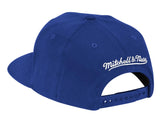 Men's Detroit Pistons Hardwood Classics Mitchell & Ness Script Champ Year Trophy Royal Snapback Hat - Pro Jersey Sports