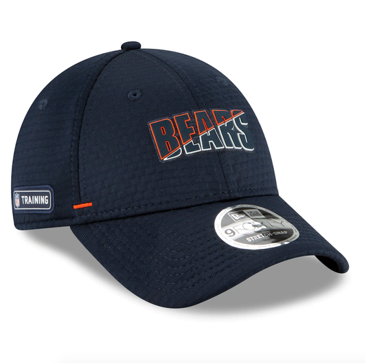 Chicago Bears New Era 2020 NFL Summer Sideline Official 9FORTY Alternate "B" Logo Adjustable Hat - Navy
