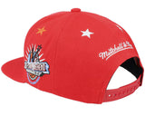Atlanta Hawks NBA 97 Top Star HWC Red Mitchell & Ness Snapback Hat - Pro Jersey Sports