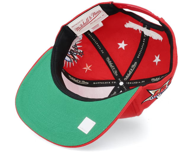 Atlanta Hawks NBA 97 Top Star HWC Red Mitchell & Ness Snapback Hat