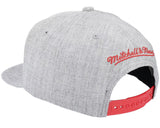 Atlanta Hawks Team Heathered Gray 2.0 Mitchell & Ness Snapback Hat - Pro Jersey Sports
