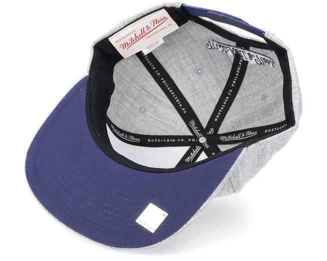 Utah Jazz Gray Heathered 2.0 Mitchell & Ness Snapback Hat